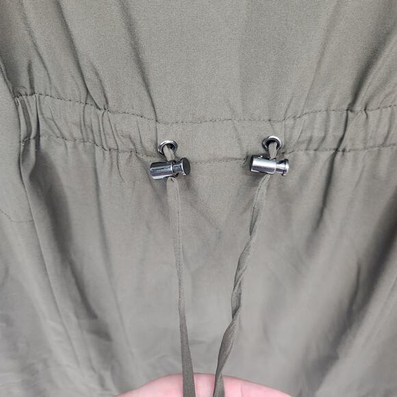 J.Jill Fit Olive Green Pullover On the Go Knee Length Athleisure Dress Women's L - Picture 3 of 9